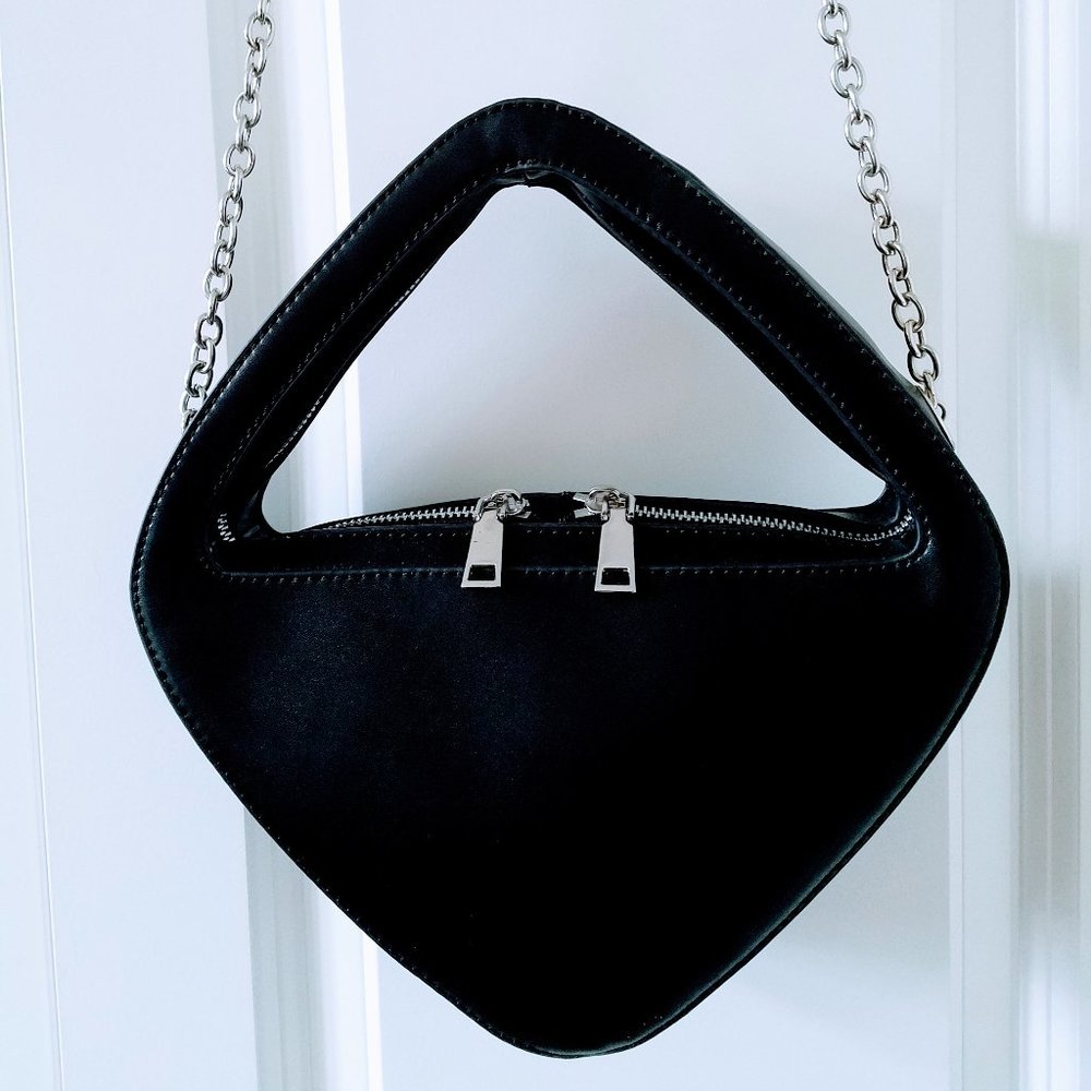 Rhombus Crossbody Tote Chain Handbag